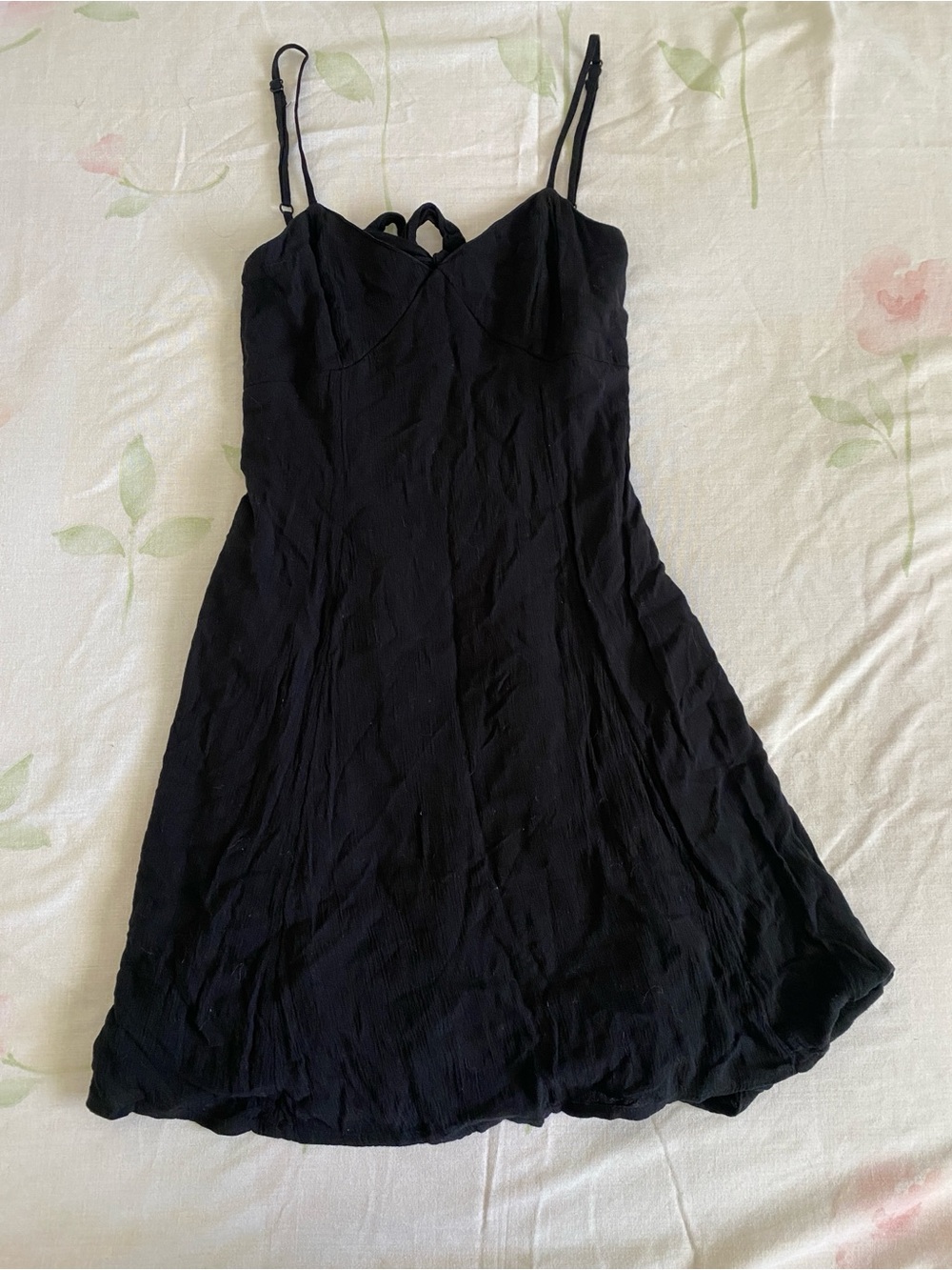H&M Black Mini Dress Size 4